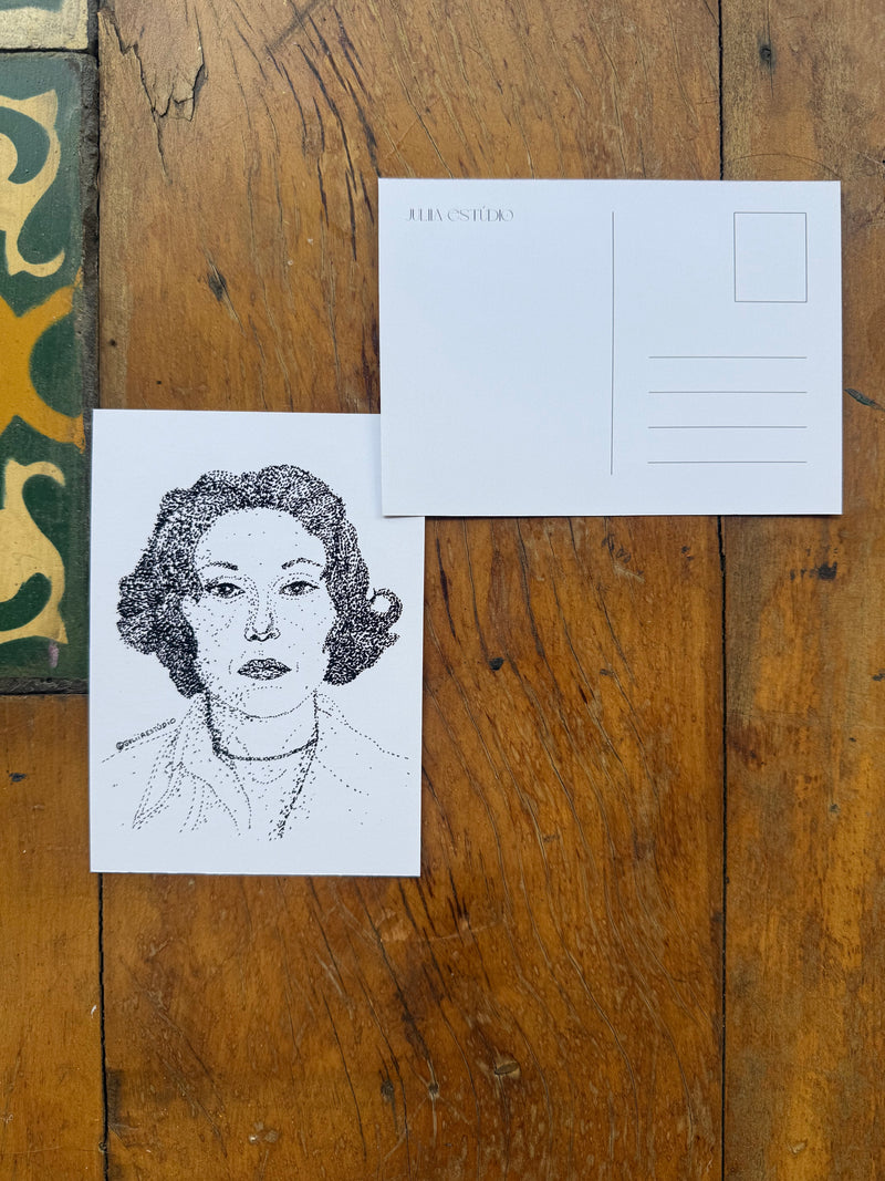 Cartão Postal Clarice Lispector