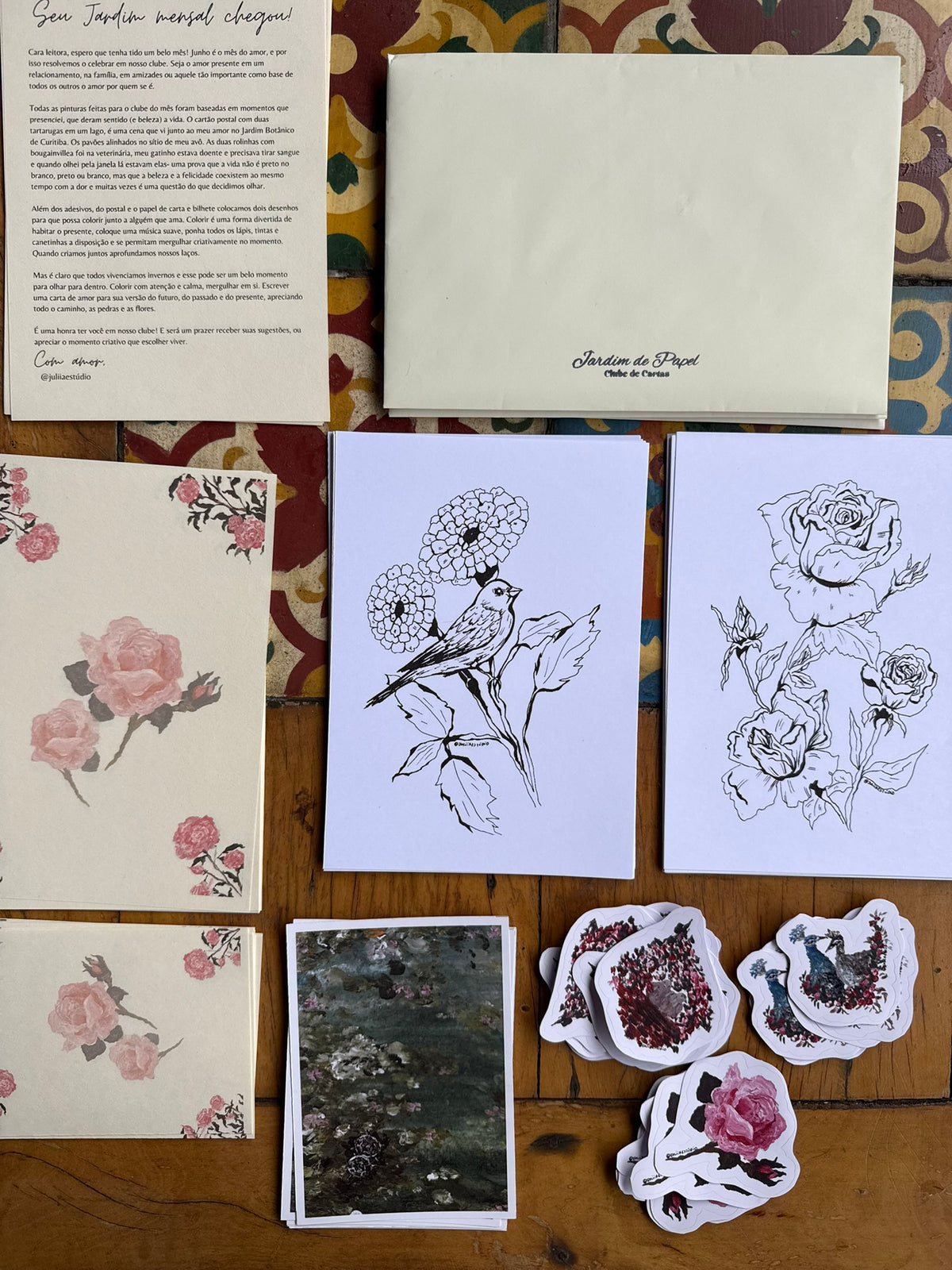 Jardim de Papel- Clube de Cartas