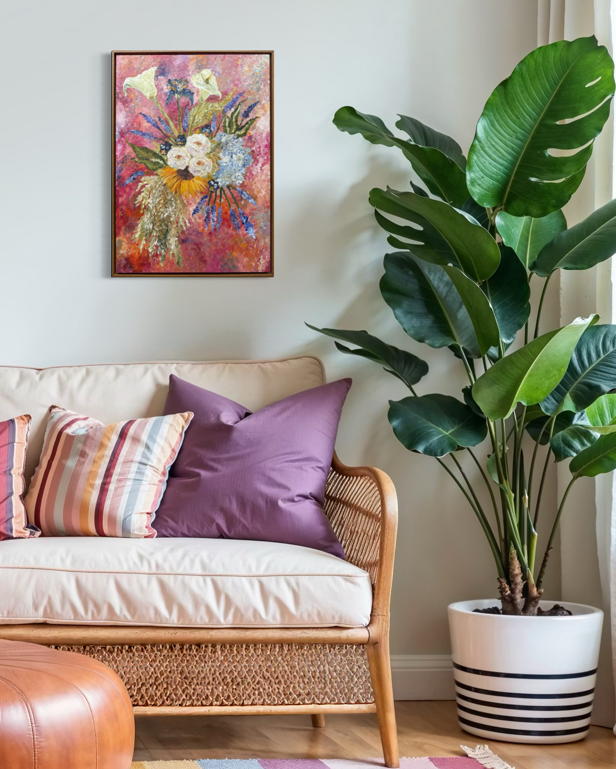 Pintura Buquê das Rainhas