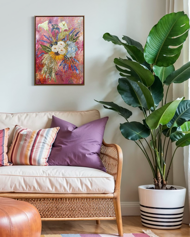 Pintura Buquê das Rainhas