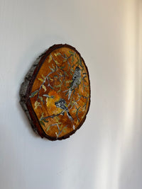 Chorozinho-de-bico-comprido- Pintura em Madeira