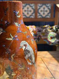 Vaso Asas Mineiras- Pintura em Madeira