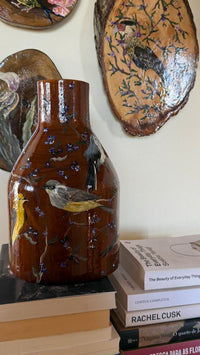 Vaso Asas Mineiras- Pintura em Madeira