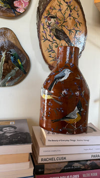 Vaso Asas Mineiras- Pintura em Madeira