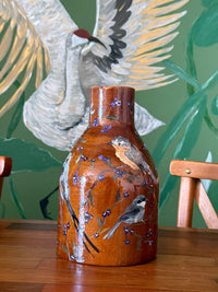 Vaso Asas Mineiras- Pintura em Madeira