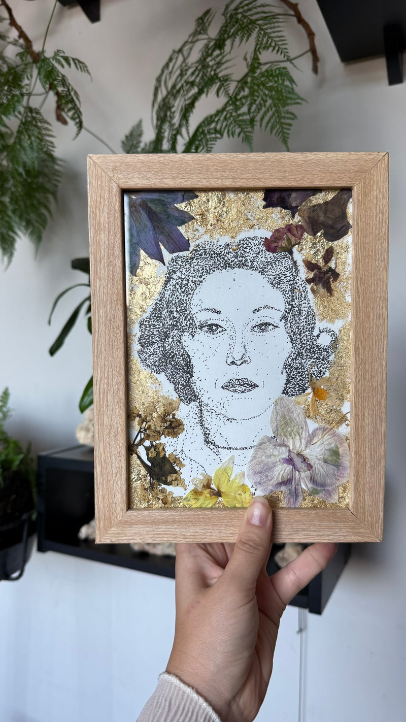 Desenho em Pontilhismo Clarice Lispector