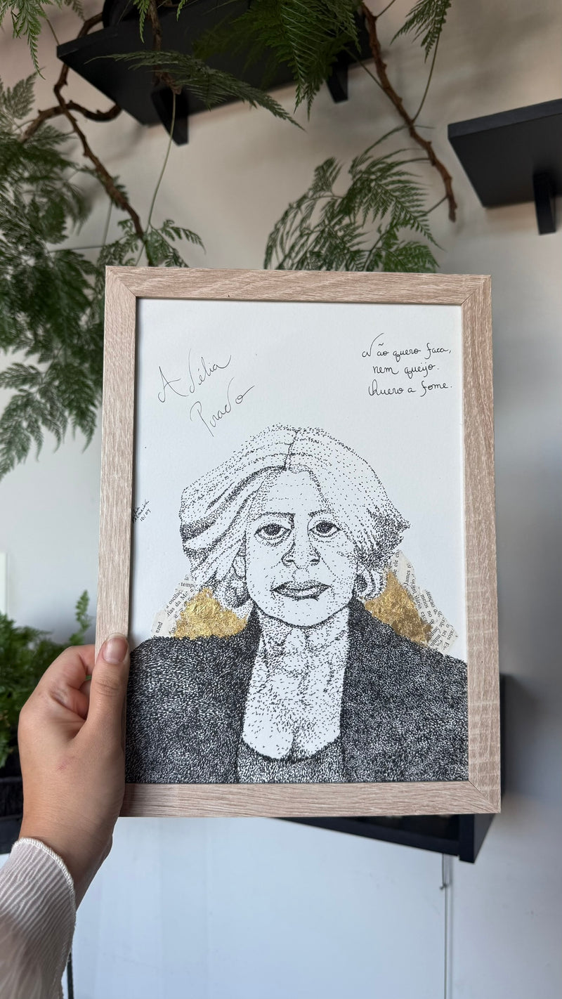 Quadro em Pontilhismo Adélia Prado