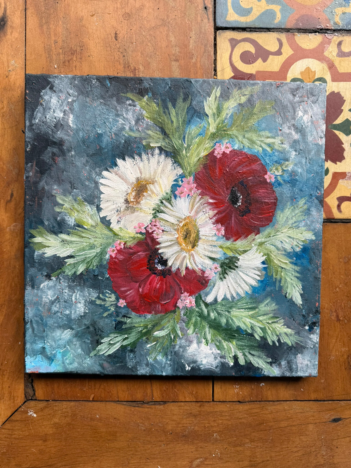 Quadro Oceano de Flores
